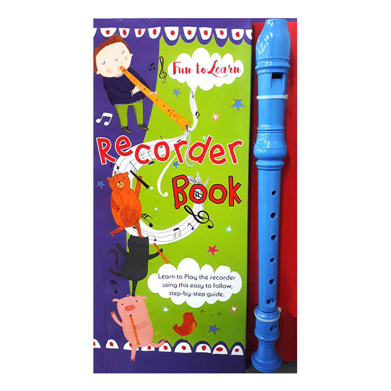 Learning is Fun. FUN TO LEARN RECORDER BOOKBLUE