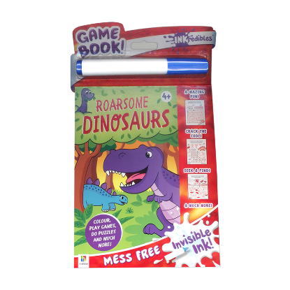 Picture of INKREDIBLES INVISIBLE INK GAME BOOK-ROARSOME DINOSAURS