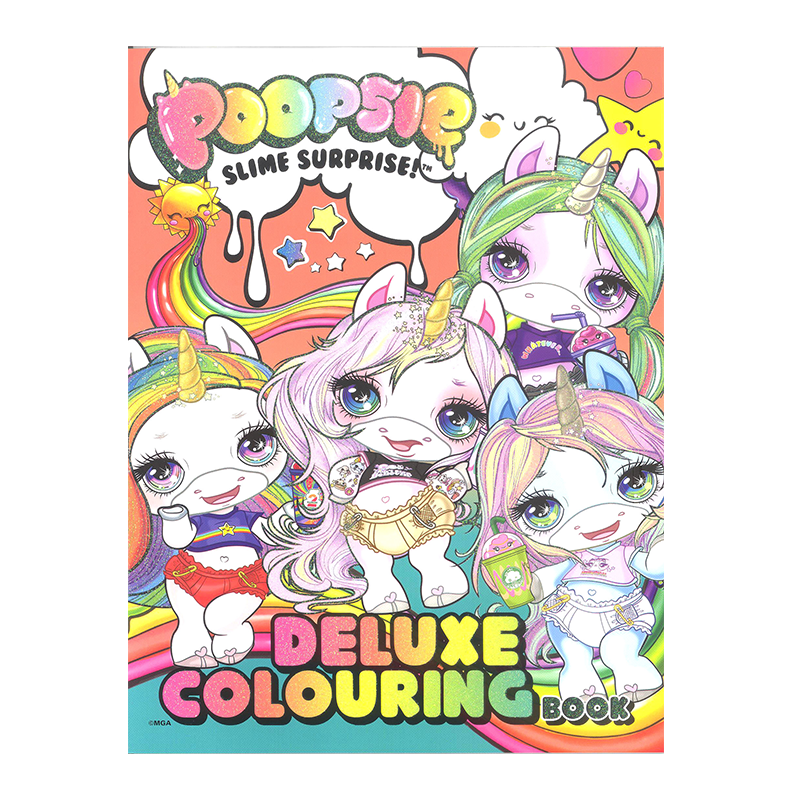 Learning is Fun. POOPSIE SLIME SURPRISE-DELUXE COLORING BOOK