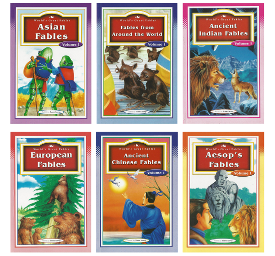 Picture of WORLD'S GREAT FABLES SET OF 6 (AESOPS1,CHINESE1,INDIAN1,AROUND THE WORLD1,ASIAN 1 & EUROPEAN)