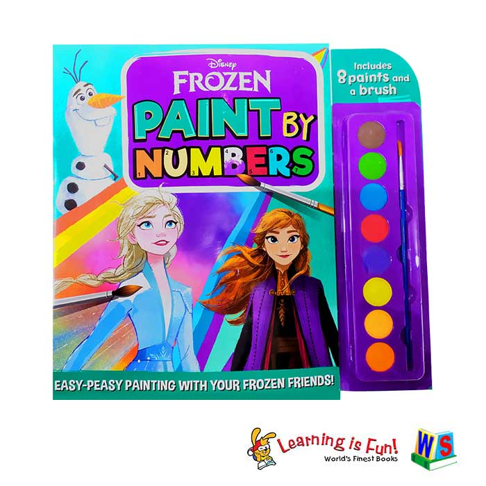 Learning is Fun. DISNEY PAINT BY NUMBERSFROZEN