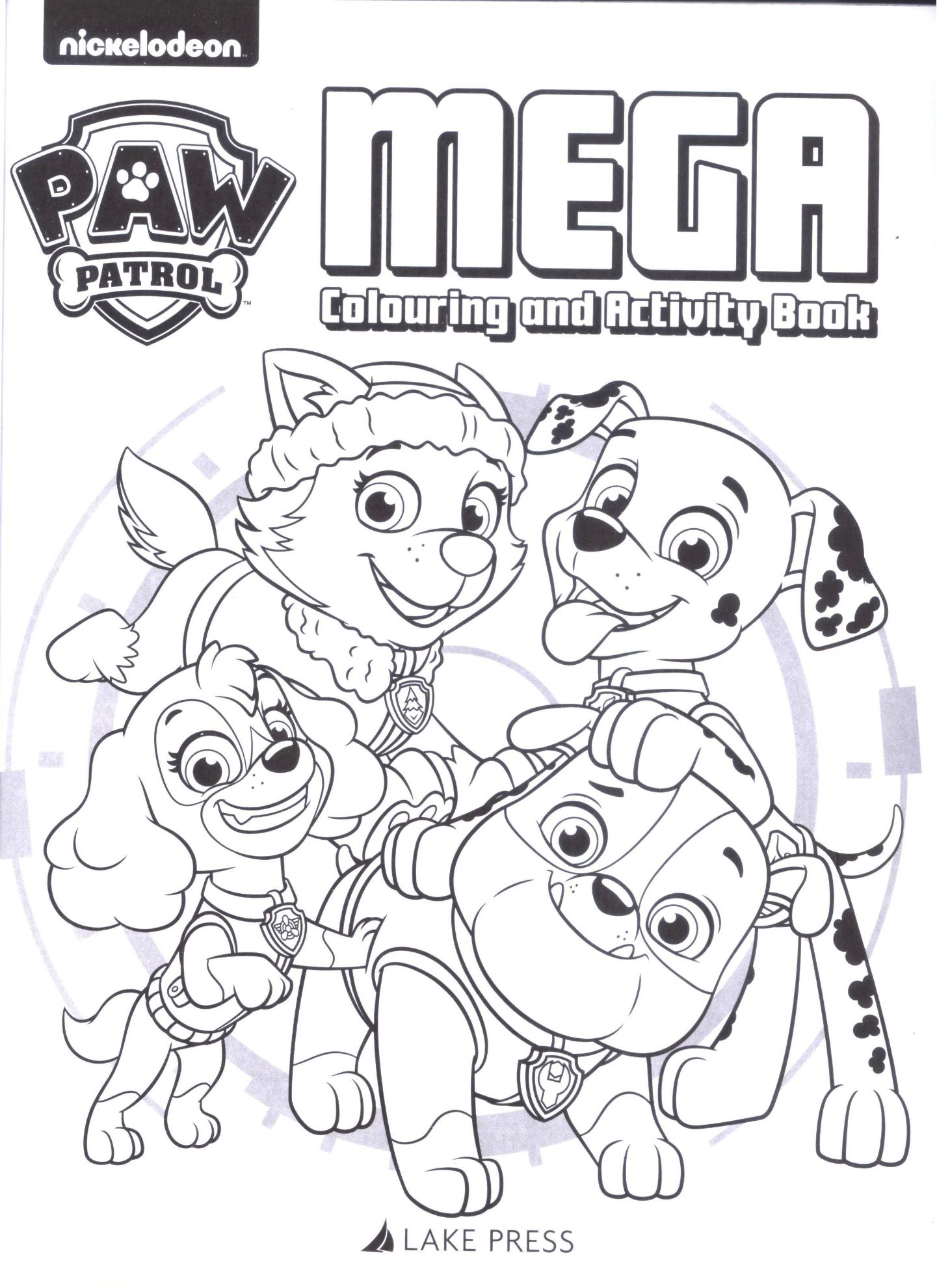Learning is Fun. NICKELODEON MEGA COLORING AND ACTIVITY BOOK-PAW PATROL