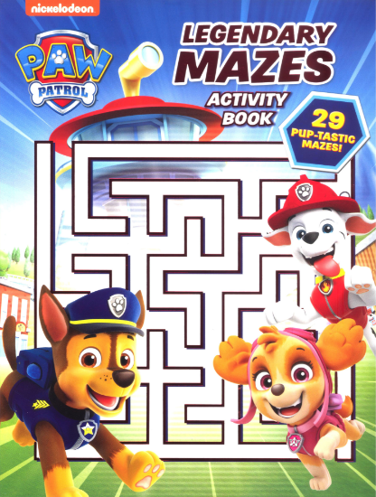 Learning is Fun. NICKELODEON PAW PATROL ACTIVITY BOOK-LEGENDARY MAZES