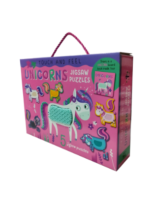 Picture of TOUCH AND FEEL JIGSAW PUZZLES-UNICORNS