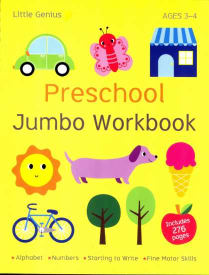 Picture of LITTLE GENIUS JUMBO WORKBOOK-PRESCHOOL AGES 3-4