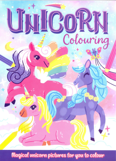 Picture of AWESOME COLORING BOOK 36 PICTURES-UNICORN