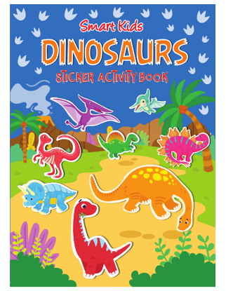 Picture of SMART KIDS STICKER ACTIVITY BOOK-DINOSAURS