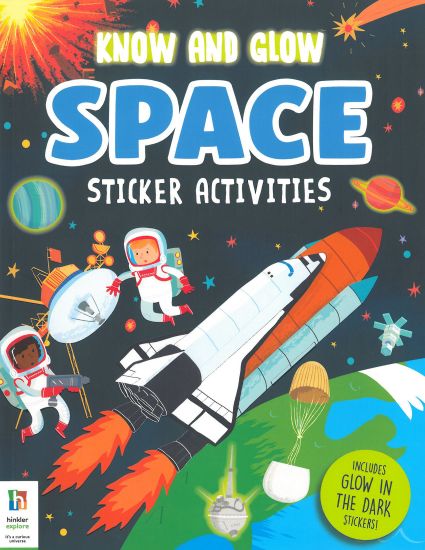 Picture of KNOW AND GLOW STICKER ACTIVITIES GLOW IN THE DARK-SPACE