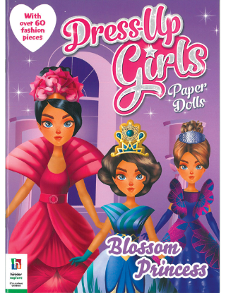 Picture of DRESS-UP GIRLS PAPER DOLLS-BLOSSOM PRINCESS