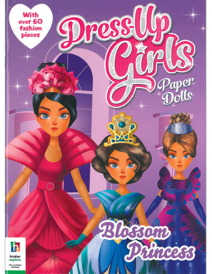 Picture of DRESS-UP GIRLS PAPER DOLLS-BLOSSOM PRINCESS