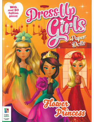 Picture of DRESS-UP GIRLS PAPER DOLLS-FLOWER PRINCESS