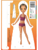 Picture of DRESS-UP GIRLS PAPER DOLLS-FLOWER PRINCESS