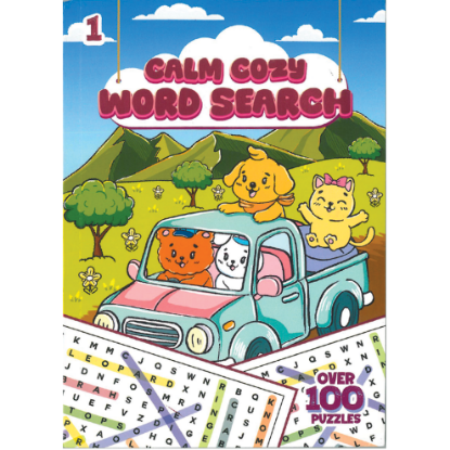 Picture of CALM COZY WORD SEARCH BOOK 1