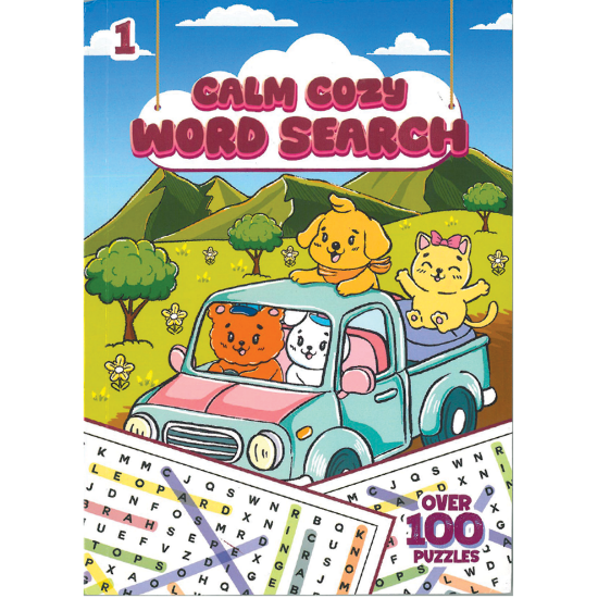 Picture of CALM COZY WORD SEARCH BOOK 1