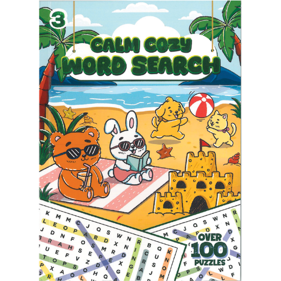 Picture of CALM COZY WORD SEARCH BOOK 3